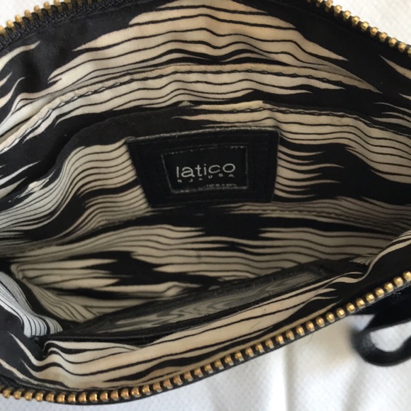 Latico leather and pony hair clutch - Picture 3 of 4